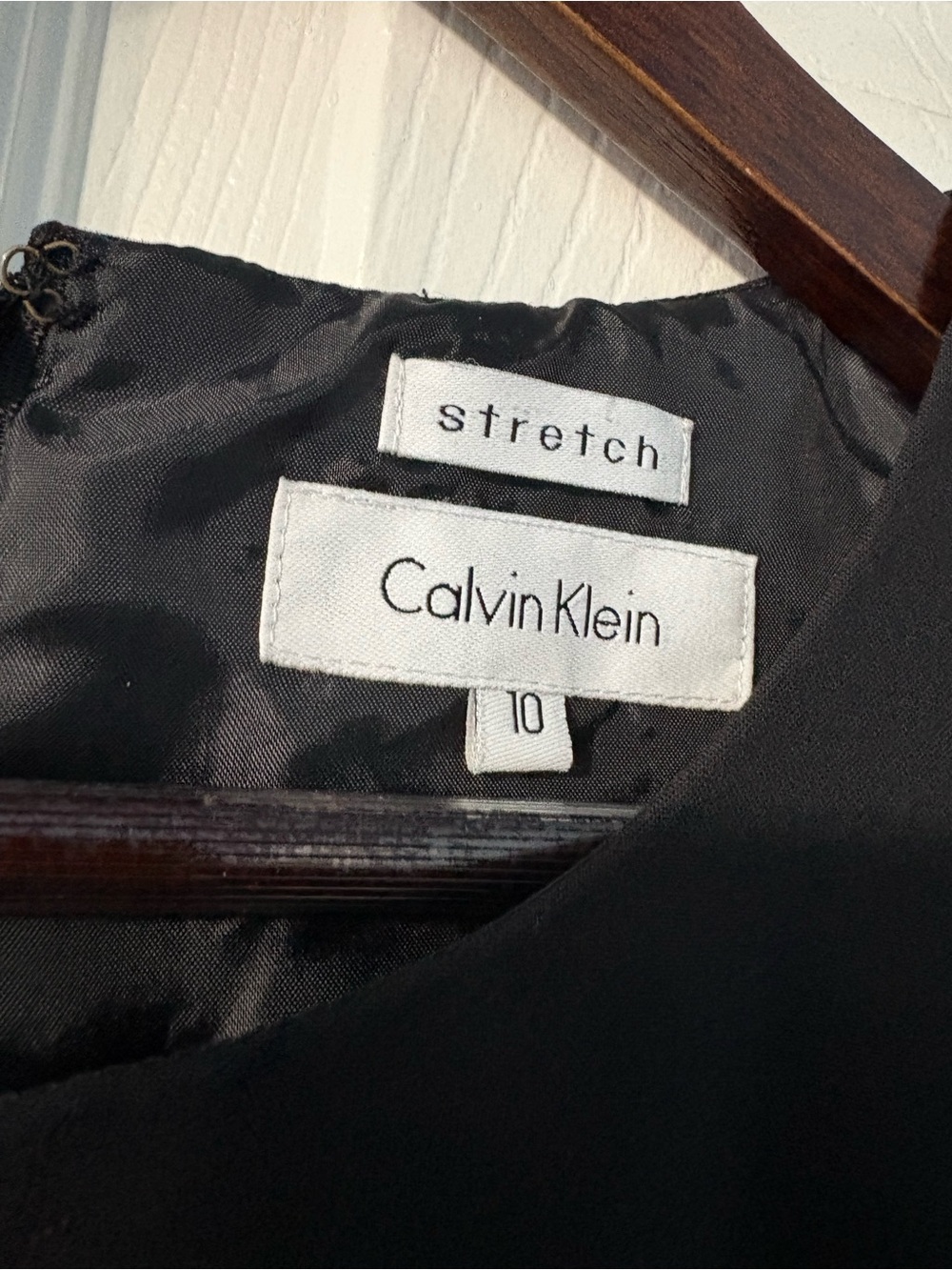 Sale‼️ Calvin Klein Black Sleeveless Midi Sheath Dress - Picture 2 of 4